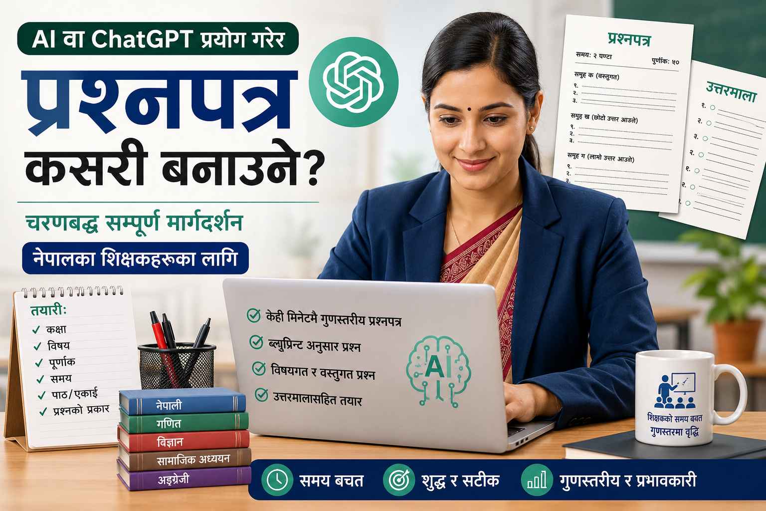 how to create questions paper for exam using chatgpt